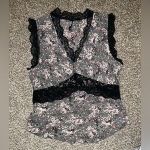 90s Vintage 100% Silk Top